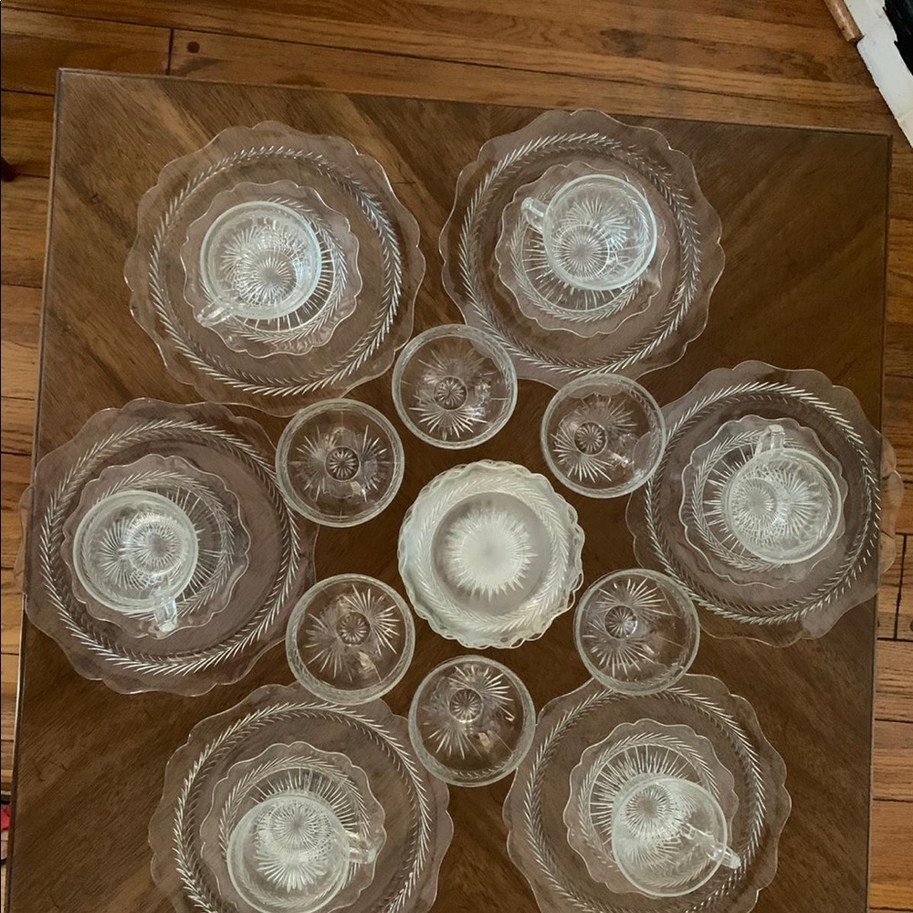 Vintage glassware